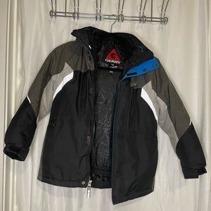 Gerry/ Boy’s winter/spring jacket gray, black, and blue​​​​​​​​​​